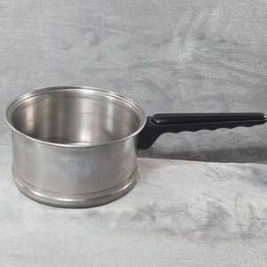 Vintage Lifetime Stainless Steel 18-8 Long Handle 7 Inch Pan No Lid